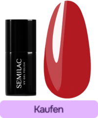 Gel-Nagellack Semilac 027 Intense Red 7 ml